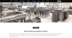 Desktop Screenshot of miwe.de
